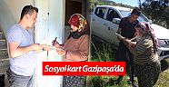 Sosyal kart Gazipaşa’da