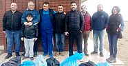 Sosyal medyada sözleşip çöp topladılar