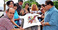 Spatula ile resim tekniği anlatıldı