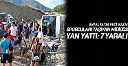 Sporcuları taşıyan midibüs yan yattı: 7 yaralı