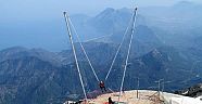 Tahtalı Dağı'nda 'bungy catapult' çılgınlığı