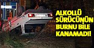 Takla atan araçtan burnu bile kanamadan çıktı