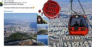Tatilcilerden Türel’e teleferik teşekkürü