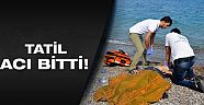 Tatile geldi, denizde boğuldu