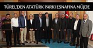 Türel’den Atatürk Parkı esnafına müjde