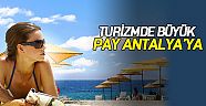 Turizm teşvikinde  Antalya başı çekiyor 
