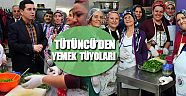 Tütüncü’den AKMEK öğrencilerine yemek dersi