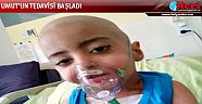 Umut’un tedavisi başladı
