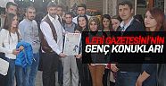 Üniversiteli gençler İleri Gazetesini ziyaret etti