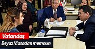Vatandaş Beyaz Masadan memnun