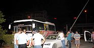 Vidanjörden dökülen sıvı kazaya neden oldu