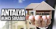 Yabancıya konut satışında Antalya 2. sırada yer aldı 
