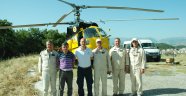 Yangın helikopteri türkbeleni’nde