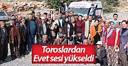 Yaylada, ovada dağlarda EVET sesi yükseliyor 