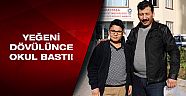 Yeğeni dövülünce okul bastı, başka çocuğu dövdü
