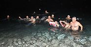 Yeni yıla serin sularda girdiler