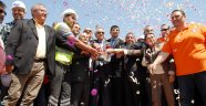 Yüzme havuzunun temel atma töreni