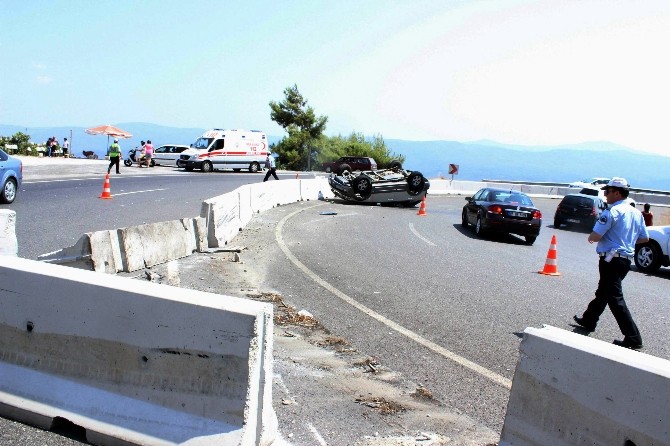 Tatil yolunda kaza