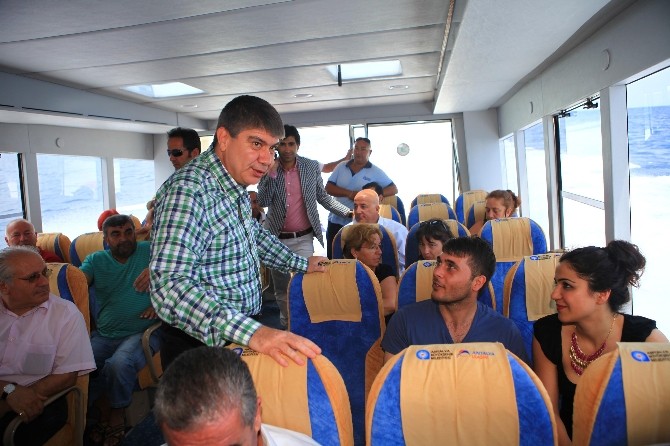 Türel Kemer yolculuğunda Deniz Otobüsünü tercih etti
