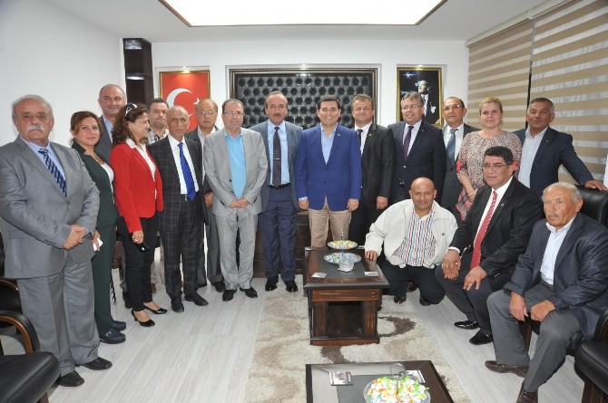 Tütüncü Belediye Başkanları ziyaretlerini sürdürüyor