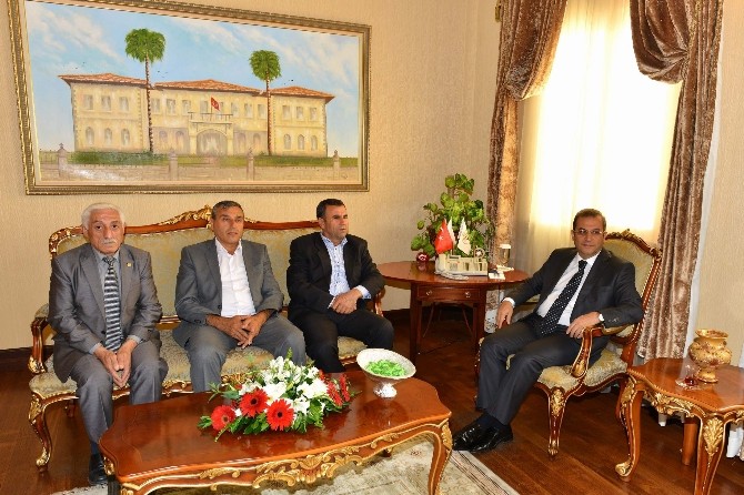 Vali Türker’e, Alevi Kültür Derneklerinden ziyaret