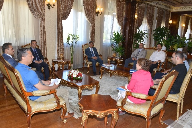 Valilikte Kaleiçi Değerlendirme Toplantısı yapıldı