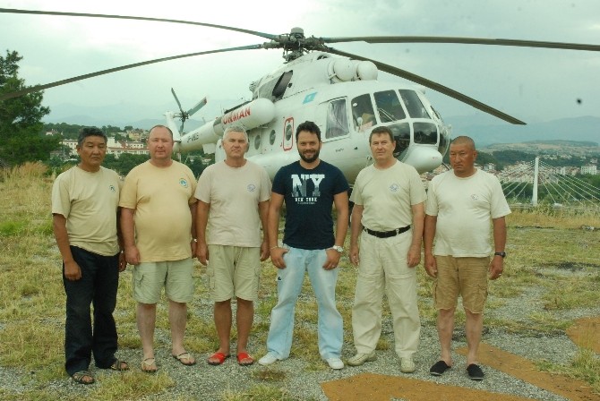 Yangın helikopteri Türkbeleni’ne geldi