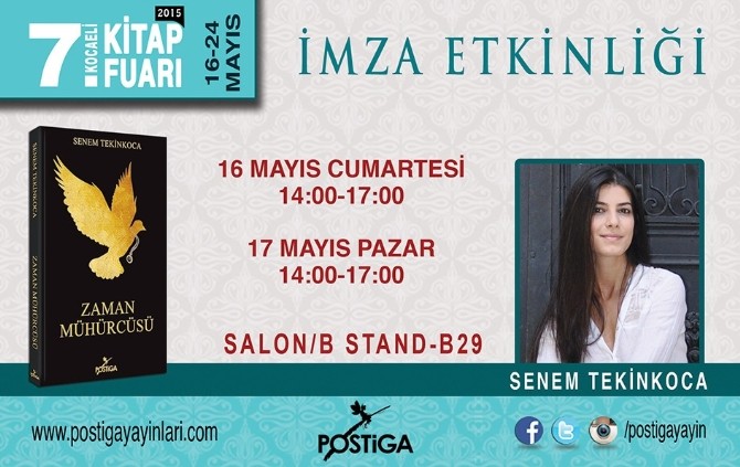 Zaman Mühürcüsü’nün ilk imza günü Kocaeli’nde