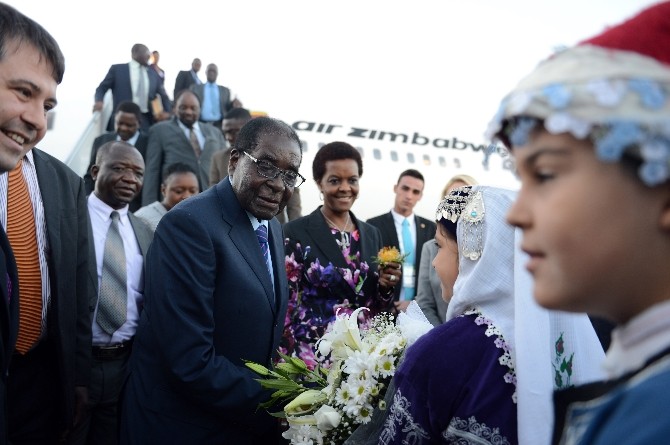 Zimbabwe Cumhurbaşkanı Robert Mugabe Türkiye’de